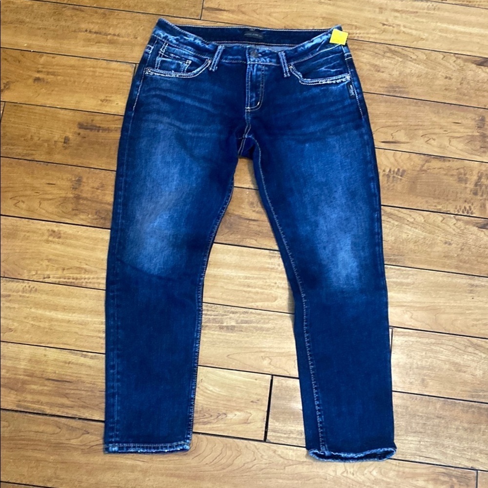 Silver boyfriend Jeans